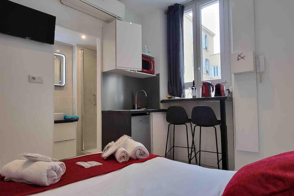 Sweet Home Marceau 6 Studios Hyper Centre Proche De La Mer Et Du Palais Cannes Zewnętrze zdjęcie